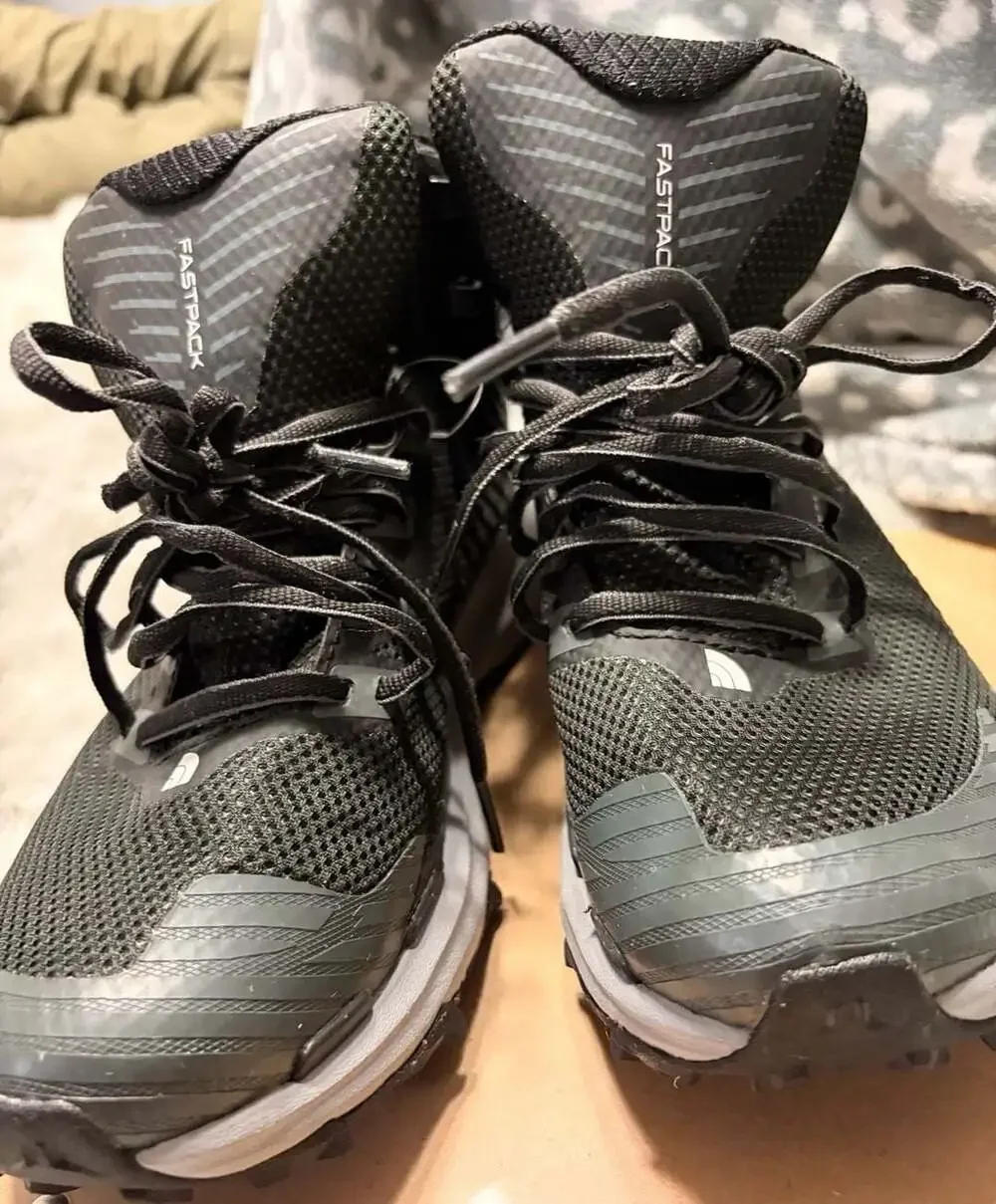 The North Face Vectiv Fastpack Mid Futurelight Size 8 Black Hiking Boots